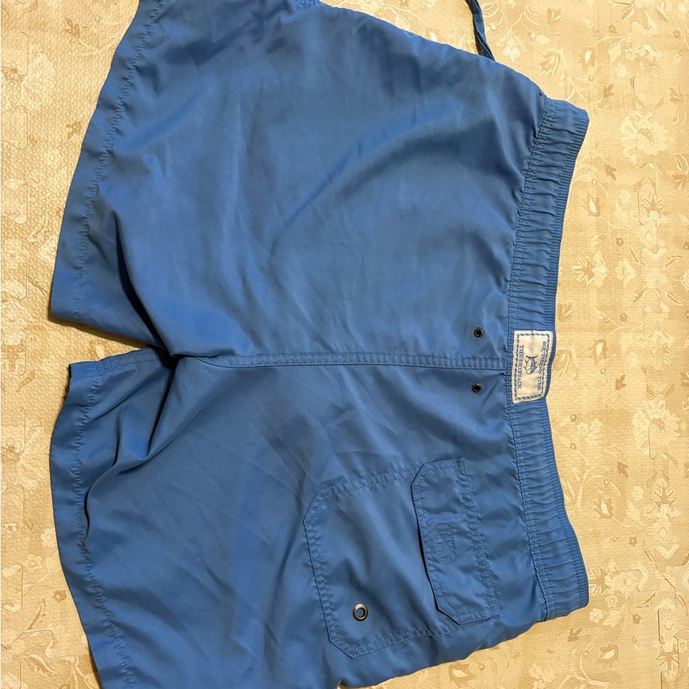 Southern Tide Blue Men's Swim Trunks - Picture 6 of 8